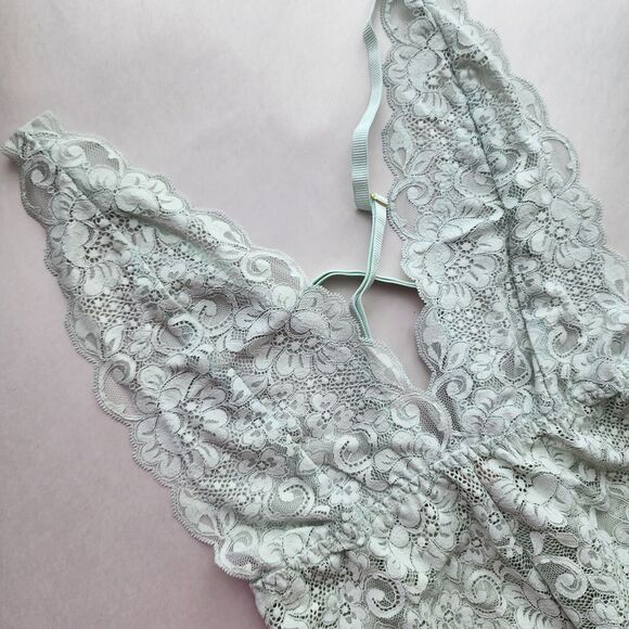 We Are HaH Free People Coming In Haht Lace Bodysuit In Something Blue mint - Picture 5 of 9